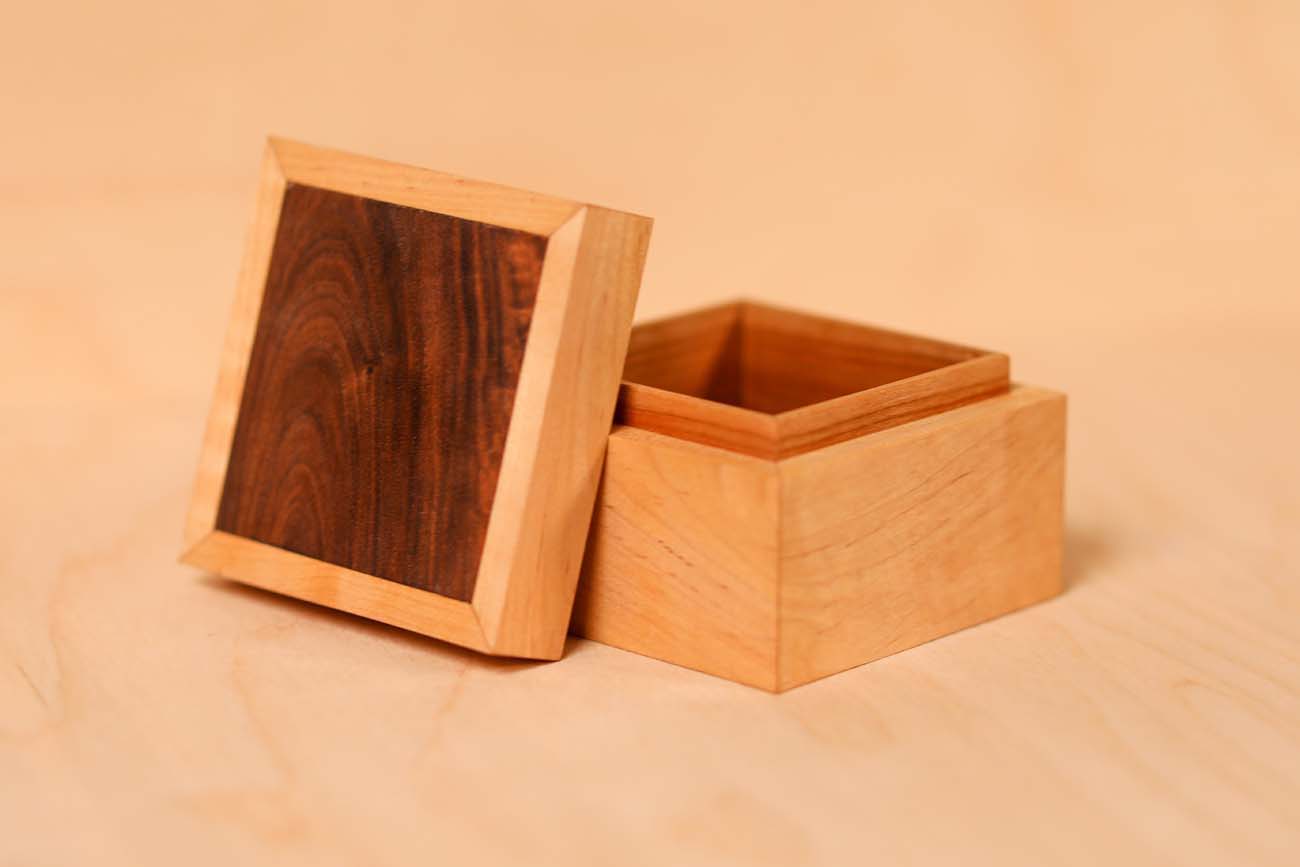 Reclaimed Maple, Walnut, & Cherry Box