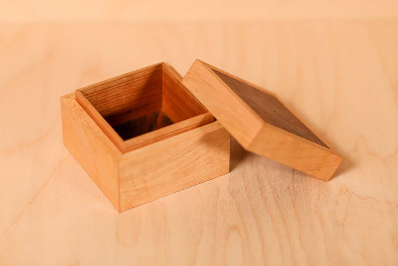 Reclaimed Maple, Walnut, & Cherry Box